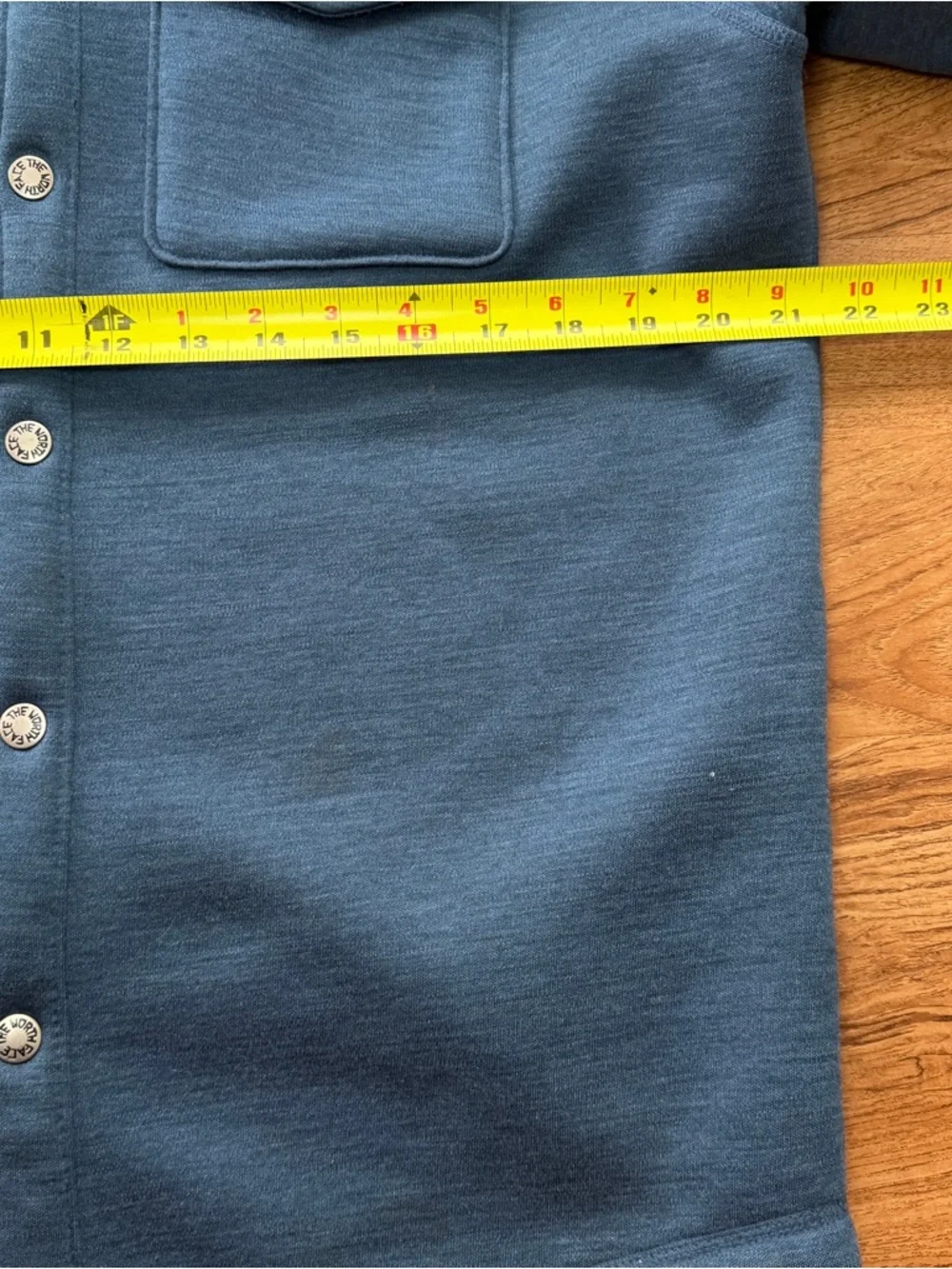 THE NORTH FACE Sherpa Patrol Snap Up Hoodie - Medium Blue